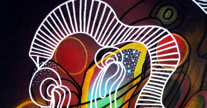 Filigree Cosmic I, 2016 by Mauricio Paz Viola meta image