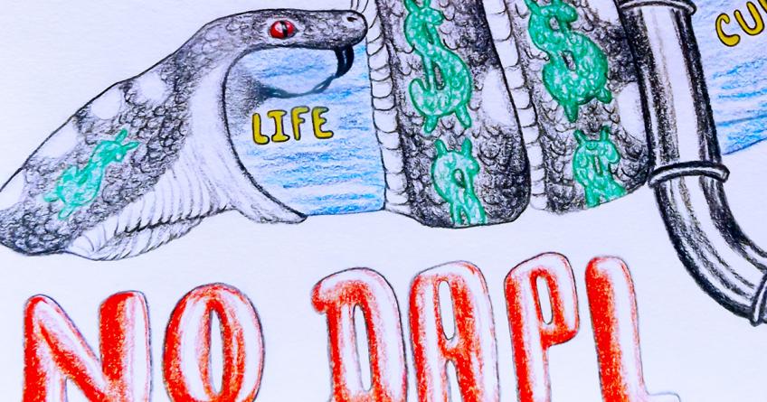 No Black Snake by Hoppow Norris, detail