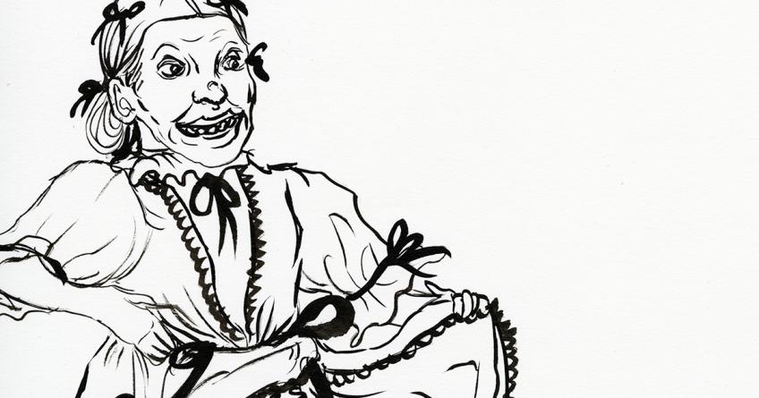 Second Detail of "Missus' Leeroy Shows Out"