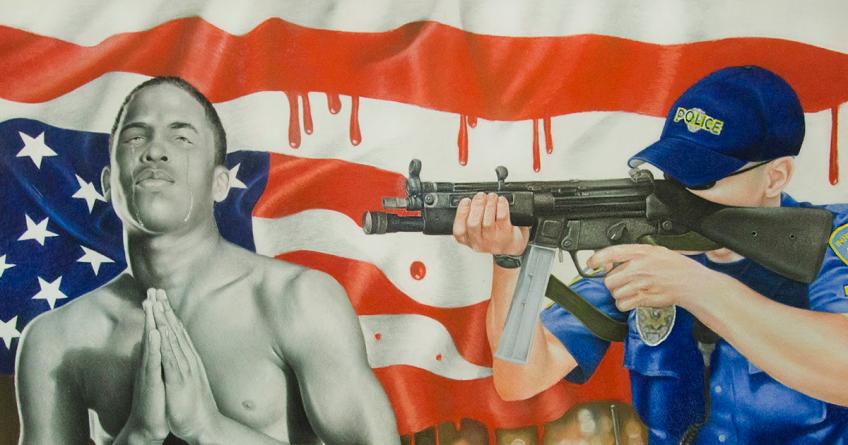 Pray or Prey, painting