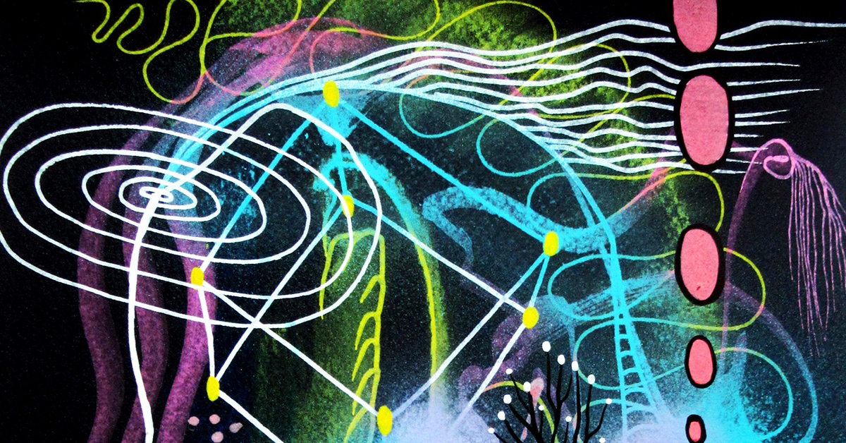 Filigree Cosmic III, 2016 by Mauricio Paz Viola, detail Filigree Cosmic III, 2016 by Mauricio Paz Viola, detail